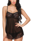 Lace Babydoll – Noir