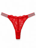 Lace Thong – Red
